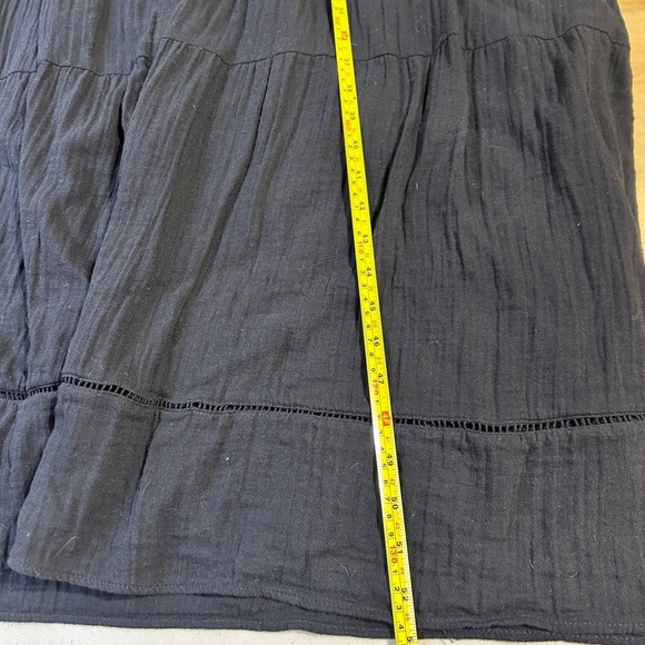 Me‎ And Em Dress Cotton Size 8 Black Maxi - Picture 9 of 9